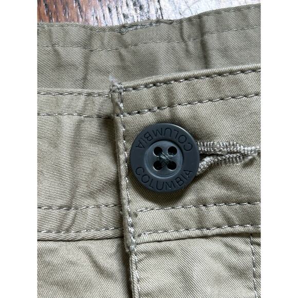 Columbia Men’s 4 Pocket Hiking Cargo Shorts Khaki Beige Size 40 - Picture 4 of 8